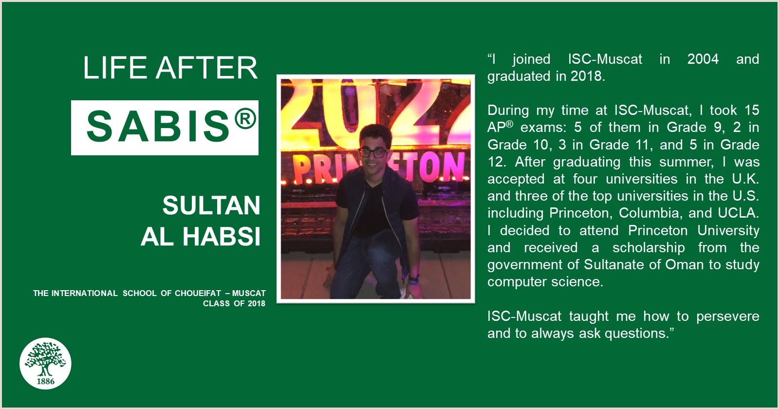 Life After SABIS&reg; story from ISC-Muscat